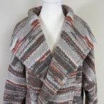 prAna Arria Wool Blend Marble Chunky Knit Collared Jacket Size Small Photo 2