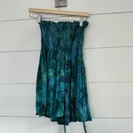 Spicy Bambu Women’s One Size Antik Boho Mini Dress Cover Up New NWT Bohemian Blue Photo 4