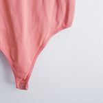 Free People Clean Lines Mid V-Neck Bodysuit Photo 4