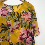 Gibson Latimer Gibson Latin er yellow floral sheer top small Photo 1