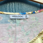 Miss Look Women Oversized Abstract Floral Patchwork Tee Large Photo 4