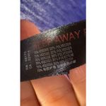 Free People  Movement Top‎ Sz L  Blue Go Outside Look Within Short Sleeve Tee Photo 5