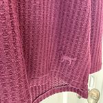 PINK - Victoria's Secret PINK Oversized Waffle Knit V-neck Size Small Photo 2