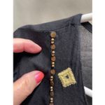 Anthropologie SOLITO size M embroidered beaded Viscose tassel peasant top . Photo 4