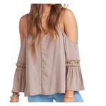Show Me Your Mumu  Boho Cold Shoulder Dune Tucker Top Size Small Photo 1