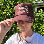 OTTO Coastal Cowgirl Trucker Hat Brown Photo 3