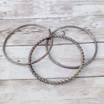 Vintage Bracelet 3 Bangles Linked Together Photo 9