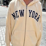 Brandy Melville Zip-Up White Photo 0