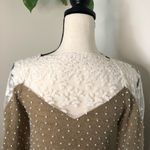 Ryu  Pom Pom Embroidered Lace Trim Sweater Dress Photo 11