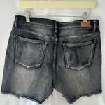 Judy Blue New No Tags  Dark Gray Stretch High Waist Frayed Hem Jeans Shorts 1XL Photo 2