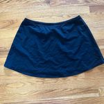 La Blanca  Swimsuit Cover-up Women M‎ Black Skirt Elastic Waist Slit Spandex EUC Photo 2