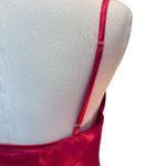 Ivy & Annabelle Intimates Red Mini Slip Dress Y2k Embroidery Lace Trim SZ SM Photo 4