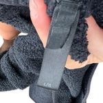 SKIMS  Cozy Knit Pullover Jacket Onyx Size L/XL Black Teddy Photo 9