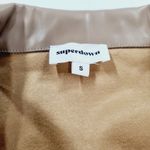 superdown Chantel Leather Romper in Nude Small Photo 5