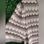 Design History - NWT | Chevron Neutral Sweater T- With Open Knit & Ribbed Trim Photo 11