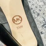 Michael Kors MICHAEL Gray Suede Open Toe Bootie Photo 9