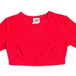 YITTY  by Lizzo Mesh Me Smoothing Crop Top Pink Women's Medium Athleisure Photo 0