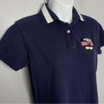 THE DISNEY STORE Mickey Flag Polo Dress Womens Size Small Sporty Preppy Tennis Blue Photo 1