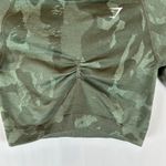 Gymshark Green Adapt Camo Seamless Cropped Long Sleeve Top Women's Size S Photo 7