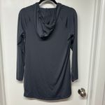 L.L.Bean Womens Charcoal Gray Pullover Dry Fit Tunic Hooded Long Sleeve Size XS Photo 1