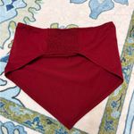 SheIn Burgundy tube top Photo 2