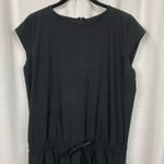 ALBION FIT Black Cap Sleeve Going Places Tie Waist Athletic Dress Sz.M Photo 5