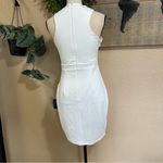 NWT Headed to Cocktail Hour White Halter Tulip Mini Dress Size M Photo 4
