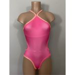 PilyQ New. Platinum pink crochet trim one piece. Medium. Retails $168 Photo 2