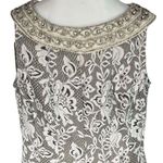 ZARA  embroidered embellishment fit and flare dress Photo 5