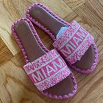 Anthropologie De Siena Destination slides Miami hand beaded sandals Photo 1