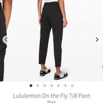 Lululemon On The Fly 7/8 Pants 4 Photo 1