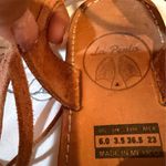 Artesanias La Perla Women's Huarache Sandals Brown Woven Size 6 Boho Style Photo 3