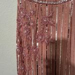 Mac Duggal NEW  70260 Rose Striped Floral Embellished Sleeveless Midi Dress Photo 15