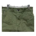 Madewell The Curvy Perfect Fatigue Short Green High Rise Size 26 Chino Cargo Photo 2