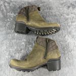 Merrell Women’s 9  Chateau II Dusty Olive Mid Boots Side Zip Waterproof J45548 Photo 3