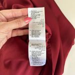 Sandro Conique Merlot Burgundy Embellished Neckline Midi Dress Women’s EU 36 Photo 9