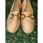 ZARA  canvas espadrilles with buckle tan canvas, size 41 10.5 Photo 2