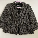Classiques Entier  Black and Cream Textured Jacket Photo 0