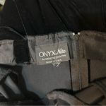 Vintage Onyx Nite Velvet Black Sweetheart Babydoll Tank Maxi Dress Dark Romantic Photo 4