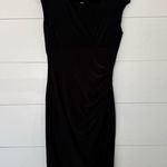 Ralph Lauren Lauren Women’s 4P Black Faux Wrap Dress Office Core Career Photo 0
