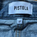 Pistola  Distressed Wide Leg Crop Jeans Womens 27 Blue Photo 1