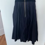 Ted Baker black midi dress with full skirt and velvet trim Photo 9