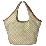 Kate Spade  New York Brown, Tan, and Red Canvas Tote Photo 1