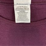 PINK - Victoria's Secret NWOT PINK Purple/Plum Waffle Long Sleeve T-shirt Warm Shirt Size Extra S… Photo 8
