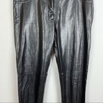 Aritzia Wilfred Black Faux Leather Pants Size 2 Photo 2