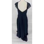 Birdy Grey  women's‎ Convertible Dress Devin Chiffon Navy Size Medium Photo 11