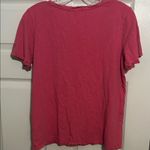 Splendid ‎ Coral Short Sleeve V-Neck Tee Photo 2