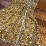 Yellow floral mini dress floral dress g Size M Photo 3