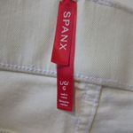 Spanx NWT 20465R Seamed Front Wide Leg in Ecru Wash Pull-on Jeans L x 32 Photo 3