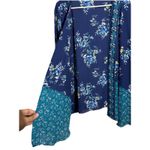 The Pioneer Woman Floral Open Front Sheer Kimono Duster Top XXL Blue Size 2X Photo 2